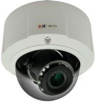 ACTi E815 5MP Outdoor Zoom Dome Camera with Day/Night, Adaptive IR, Superior WDR, 4.3x Zoom Lens, f3.1-13.3mm/F1.4-4.0, P-Iris, Auto Focus (for installation), Progressive Scan CMOS Image Sensor, 1/3.2" Sensor Size, 700-1100nm IR Sensitivity Range, 30m IR Working Distance, 1350 TV Lines Horizontal Resolution, 55 dB S/N Ratio, UPC 888034006171 (ACTIE815 ACTI-E815 E815) 