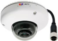 ACTi E921 Outdoor Mini Fisheye Dome, 5MP with Basic WDR, M12 Connector, Fixed Lens, f1.19mm/F2.0, H.264, DNR, Audio, MicroSDHC/MicroSDXC, PoE, IP68, IK10, EN50155; 5 Megapixel; Fisheye Lens with f1.19mm/F2.0; Basic WDR; 180/360 degrees Fisheye View; Event trigger, response and notification; Dimensions: 8" x 8" x 8"; Weight: 2.2 pounds; UPC: 888034004801 (ACTIE921M ACTI-E921M ACTI E921M OUTDOOR MINI DOME 5MP) 