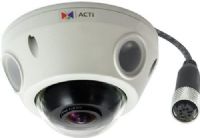 ACTi E925M Outdoor Mini Fisheye Dome with Day and Night, 5MP, Adaptive IR, Basic WDR, M12 connector, Fixed lens, f1.19mm/F2.0, H.264, 2D+3D DNR, Audio, MicroSDHC/MicroSDXC, PoE, IP68, IK10, EN50155; 2592 x 1944 Resolution at 15 fps; IR LEDs for Up to 49.2' of Night Vision; 1.19mm Fixed Fisheye Lens; 189 degrees and 115.3 degrees Viewing Angles; 3.5mm Audio Input for Line/Mic-In; microSD slot Supports Edge Storage; UPC: 888034007086 (ACTIE925M ACTI-E925M ACTI E925M OUTDOOR MINI DOME 5MP) 