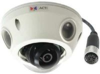 ACTi E933M Outdoor Video Analytics Outdoor Mini Dome, 2MP with Day and Night, Adaptive IR, Extreme WDR, SLLS, M12 Connector, Fixed Lens, f2.55mm/F2.2, H.264, 1080p/60fps, 2D+3D DNR, Audio, MicroSDHC/MicroSDXC, PoE, IP68, IK10, EN50155, Built-In Analytics; 2 Megapixel with 1080p; Day and Night with Superior Low Light Sensitivity and Adaptive IR LED; Super wide angle; Built-in Analytics; UPC: 888034008168 (ACTIE933M ACTI-E933M ACTI E933M INDOOR DOME CAMERA 2MP) 