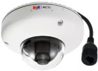 ACTi E936 Video Analytics Outdoor Mini Dome, 2MP with Extreme WDR, SLLS, Fixed Lens, f2.55mm/F2.2, H.264, 1080p/60fps, 2D+3D DNR, Audio, MicroSDHC/MicroSDXC, PoE, IP68, IK10, EN50155, Built-In Analytics; 2 Megapixel with 1080p; Fixed Lens with f2.55mm/F2.2; Extreme WDR (145 dB); Super wide angle; Built-in Analytics; Event trigger, response and notification; Superior Low Light Sensitivity; 60 fps at 1920x1080; UPC: 888034007567 (ACTIE936 ACTI-E936 ACTI E936 INDOOR DOME CAMERA 2MP) 