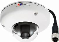 ACTi E936M Video Analytics Outdoor Mini Dome, 2MP with Extreme WDR, SLLS, M12 Connector, Fixed Lens, f2.55mm/F2.2, H.264, 1080p/60fps, 2D+3D DNR, Audio, MicroSDHC/MicroSDXC, PoE, IP68, IK10, EN50155, Built-In Analytics; 2 Megapixel; Fixed Lens with f2.55mm/F2.2; Extreme WDR; Super wide angle; Built-in Analytics; Event trigger, response and notification; 1080p at 60fps; Progressive Scan CMOS 1/2.8"; UPC: 888034007574 (ACTIE936M ACTI-E936M ACTI E936M INDOOR DOME CAMERA 2MP) 