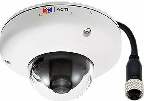 ACTi E936M Video Analytics Outdoor Mini Dome, 2MP with Extreme WDR, SLLS, M12 Connector, Fixed Lens, f2.55mm/F2.2, H.264, 1080p/60fps, 2D+3D DNR, Audio, MicroSDHC/MicroSDXC, PoE, IP68, IK10, EN50155, Built-In Analytics; 2 Megapixel; Fixed Lens with f2.55mm/F2.2; Extreme WDR; Super wide angle; Built-in Analytics; Event trigger, response and notification; 1080p at 60fps; Progressive Scan CMOS 1/2.8