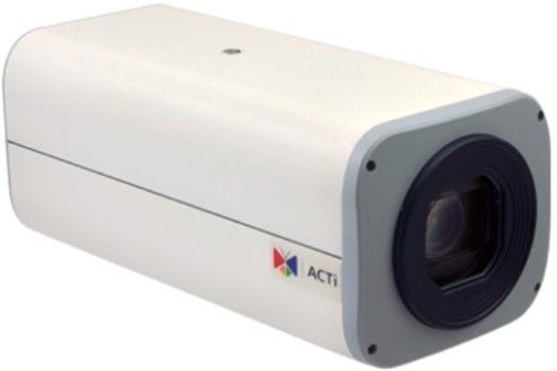 ACTi I28 Video Analytics Zoom Box, 2MP with Day and Night, Extreme WDR, SLLS, 33x Zoom Lens, f4.5-148.5mm/F1.6-5.0, DC Iris, Auto Focus, H.264, 1080p/60fps, 2D+3D DNR, Audio, MicroSDHC/MicroSDXC, PoE/DC12V, DI/DO, RS-422/RS-485, Built-In Analytics; 2MP image sensor capable of recording in up to 1920 x 1080 at 60 fps; 4.5 to 148.5mm varifocal board-mount lens; Day and Night mode; Mechanical IR cut filter; UPC: 888034005013 (ACTII28 ACTI-I28 ACTI I28 OUTDOOR PTZ BOX 2MP)