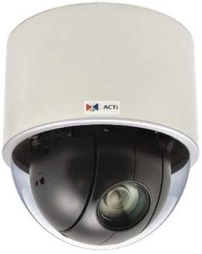 ACTi I912 4MP Indoor PTZ Camera with Day/Night, Advanced WDR, SLLS, 33x Zoom Lens, f4.5-148.5mm/F1.6-5.0, DC Iris, Auto Focus, Progressive Scan CMOS Image Sensor, 1/3