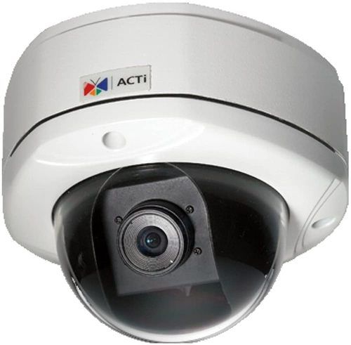 ACTi EKCM-7111 4MP Outdoor Dome Camera with Day/Night, Basic WDR, Fixed Lens, f2.8mm/F2.0, Manual Focus, Progressive Scan CMOS Image Sensor, 1/3.2
