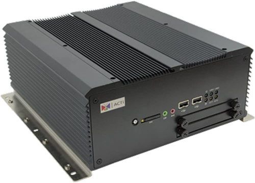 ACTi MNR-310 Transportation Standalone NVR with Recording Throughput 192 Mbps, 32-Channel 2-Bay, Instant Playback, e-Map, HDMI and VGA Port, Remote Access, Video Export, 32-Channel Synchronized Playback, Supports External Storage, Software RAID 0,1, DC 9-36V/AC 100-240V, e-Mark; 32 Maximum Number of Video Devices; 16 (16 channels for ACTi and 1 channel for third-party video device) Free License; UPC: 888034006638 (ACTIMNR310 ACTI-MNR310 ACTI MNR-310 VIDEO RECORDERS)