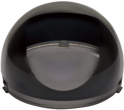 ACTi PDCX-0104 Smoked Dome Cover for D51, D52, E51; Smoked dome cover type; Indoor application; For use with D51, D52 and E51 indoor dome cameras; Made of Plastic (PC)/Plastic (ABS); Dimensions: 5