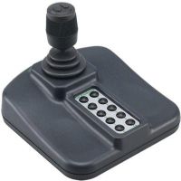 ACTi PJSK-0100 Apem 100-550-BLK-RF Joystick for PTZ Control (for all ENR, INR, and MNR Series); 3 axis joysticks for PTZ control; USB 1.1 HID compliant controller; Programmable pushbutton switches; Easy to use and operate; Compatible with ACTi's video management system; 36 degrees for X and Y axis, 60 degrees for Z axis; UPC 888034006720 (ACTIPJSK0100 ACTI-PJSK0100 ACTI PJSK-0100 CONTROLLERS JOYSTICK) 