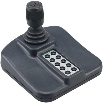 ACTi PJSK-0100 Apem 100-550-BLK-RF Joystick for PTZ Control (for all ENR, INR, and MNR Series); 3 axis joysticks for PTZ control; USB 1.1 HID compliant controller; Programmable pushbutton switches; Easy to use and operate; Compatible with ACTi's video management system; 36 degrees for X and Y axis, 60 degrees for Z axis; UPC 888034006720 (ACTIPJSK0100 ACTI-PJSK0100 ACTI PJSK-0100 CONTROLLERS JOYSTICK)