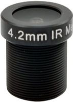 ACTi PLEN-0114 Fixed Focal f4.2mm, Fixed Iris F1.8, Fixed Focus, D/N, Megapixel, Board Mount Lens; For use with E31A (Bundled) and E33A (Bundled) Bullet Cameras; Fixed lens type; Board mount lens; Fixed iris; Dimensions: 5"x5"x5"; Weight: 0.2 pounds; UPC: 888034003071 (ACTIPLEN0114 ACTI-PLEN0114 ACTI PLEN-0114 LENSES ACCESSORIES) 