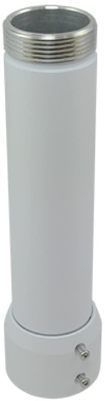ACTi PMAX-0116 Straight Tube, 200 mm (for Z950), White Finish; For use with A951 and Z950 Outdoor Speed Dome Cameras; Aluminum Material; White finish; Camera Mount; Dimensions: 11.4