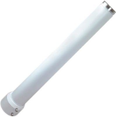 ACTi PMAX-0117 Straight Tube (for Z950), White Finish; For use with Z950 Outdoor Speed Dome Camera; Aluminum Material; White finish; Camera Mount; Dimensions: 4.3