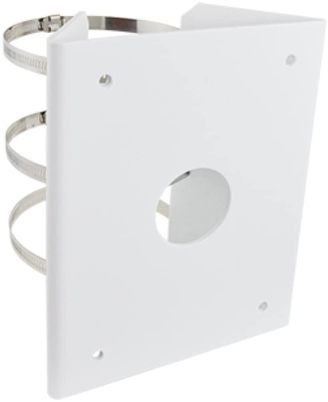 ACTi PMAX-0513 Pole Mount for Z950, White Color; For use with Z950 Outdoor PTZ Speed Dome Camera; Camera mount; White color; Aluminum material; Dimensions: 6.7