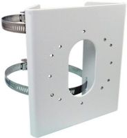 ACTi PMAX-0524 Pole Mount for A416, A418, ,A419, A44, A45, A46, A48, VMGB-351, supports 2.64" to 5" Poles, White Finish; For use with A421, A44, A45, A46, A48, A416, A418, VMGB-351, VMGB-352 and B419-P2 Zoom Bullet Cameras; Camera Mount; White color; Stainless steel material; Dimensions: 7"x7"x3"; Weight: 2.2 pounds; UPC: 888034013247 (ACTIPMAX0524 ACTI-PMAX0524ACTI PMAX-0524MOUNTING ACCESSORIES) 