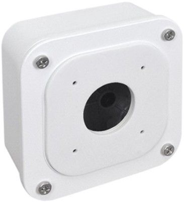 ACTi PMAX-0714 Junction box for Z31, White Finish; For use with Z31 4MP Mini Bullet Camera; Made of Aluminum; Camera mount type; White color; Dimensions: 5