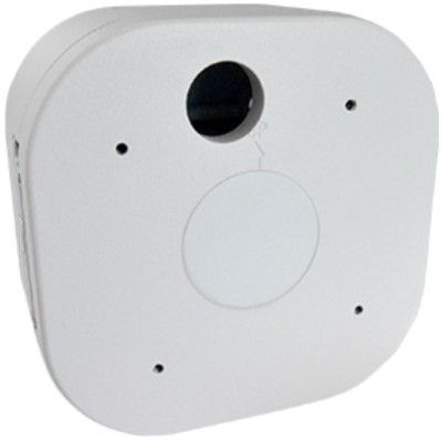 ACTi PMAX-0715 Junction Box for A88, A92, A94, A96, White Finish; For use with A96 2MP Outdoor Mini Dome Camera; Camera mount type; White color; Aluminum material; Dimensions: 5