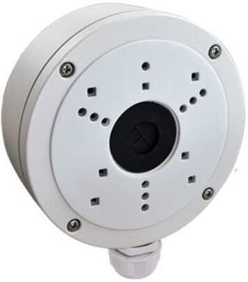 ACTi PMAX-0721 Junction Box for A416, A418,A419, Z76, White Finish; For use with A416, A418 and B419-P2 Zoom Bullet Cameras; Camera mount type; White color; Aluminum material; Dimensions: 7