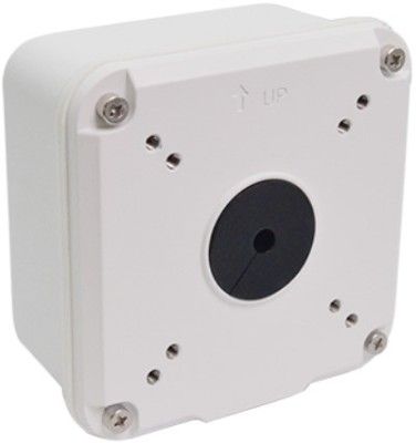 ACTi PMAX-0725 Junction Box for Z41, Z42, White Finish; For use with Z41 and Z42 Zoom Bullet Cameras; Camera mount type; White color; Aluminum material; Dimensions: 5