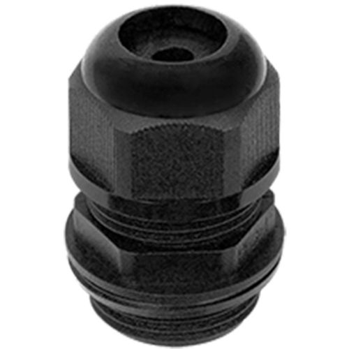 ACTi PMAX-1501 Cable Gland for Outdoor Domes, Except Hemispheric Domes, Black Color; Camera mount; Outdoor application; Black color; Nylon 667 material; Dimensions: 2.89