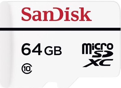 ACTi PMMC-0301 Sandisk 64G MicroSDXC Class 10 Memory Card (SDSDQQ-064G-G46A); Memory card type; 64GB capacity; 20MB/s read/write speed; microSDXC card type; For use with Cubes, In-Wall Box, Micro Box, Box, Bullet, Dome, Covert, Door Station and Video Decoder; Dimensions: 1.59