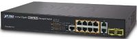 ACTi PPSW-0101 PLANET GS-4210-8P2T2S 8-Port Gigabit 802.3at Managed PoE Switch (PoE Budget 240W); A perfect managed PoE+ switch with full PoE+ power budget; Intelligent powered device alive-check; Scheduled power recycling; PoE schedule for energy saving; PoE usage monitoring; Environment-friendly, smart fan design for silent operation; IPv6/IPv4 dual stack; Robust layer 2 features; UPC 888034007390 (ACTIPPSW0101 ACTI-PPSW0101 ACTI PPSW-0101 NETWORK STOREGE PERIFERICAL) 