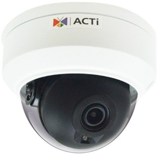 ACTi Z710 Outdoor Mini Dome, 8MP with Day and Night, Adaptive IR, Superior WDR, SLLS, Fixed Lens, f2.8mm/F2.0, H.265/H.264, 1440p/30fps, 2D+3D DNR, PoE/DC12V, IP67, IK10; 8 Megapixel; Day and Night with Superior Low Light Sensitivity and Adaptive IR LED; Fixed Lens with f2.8mm/F2.0; Superior WDR; H.265 Compression; Wide Angle; Dimensions: 6.7