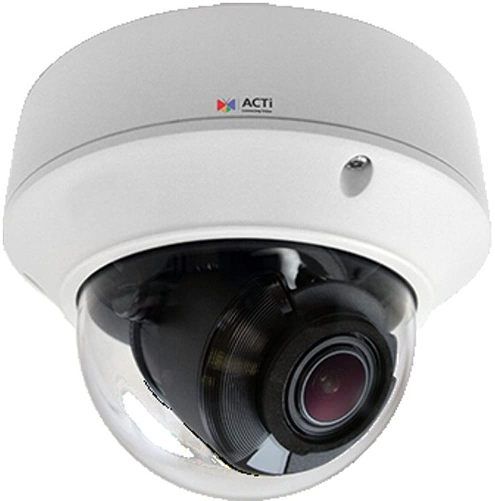 ACTi Z83 2MP Outdoor Zoom Dome Camera with Adaptive IR, Superior WDR, SLLS, 4.3x Zoom Lens, f2.8-12mm, Auto Focus (for installation), Progressive Scan CMOS Image Sensor, 1/2.7