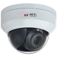 ACTi Z91 Outdoor Mini Dome, 4MP with Day and Night, Adaptive IR, Extreme WDR, SLLS, Fixed Lens, f2.8mm/F2.0, H.265/H.264, 1080p/30fps, 2D+3D DNR, Audio, MicroSDHC, PoE/DC12V, IP67, IK10, DI/DO; 4 Megapixel; Extreme Wide Dynamic Range (WDR)(120 dB); H.265 Compression; Super wide angle; Event trigger, response and notification; 1/3" progressive scan CMOS sensor offers a maximum resolution of 4MP; UPC: 888034010000 (ACTIZ91 ACTI-Z91 ACTI Z91 OUTDOOR MINI DOME CAMERA 4MP) 