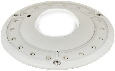 ACTi R701-90002 Dome Cover Housing with Transparent Dome Cover and IR board for  B74A, B76A, B77A; Transparent dome cover type; For use with B74A, B76A and B77A speed dome cameras; Dimensions: 10