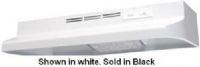 Air King AD1306 Advantage Ductless Range Hood, 30" width, Hood Body 23 gauge cold rolled steel, auto welded, coated with a baked enamel finish, Motor 2 speed, single coil, thermally protected, permanently lubricated, Black (AD-1306 AD 1306) 