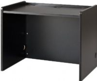 AVF Audio Visual Furniture International ADA-DESK-B Expansion for Podiums/Lecterns, Black, Made with furniture grade laminates, Large 39" wide x 24" deep work surface to accommodate monitors, laptops and presentation documents, Ships unassembled, Knock down unit-Assembly required, Dimensions (WxDxH) 41 x 24-3/4 x 32 Inches (VFI ADADESKB ADADESK-B ADA-DESKB ADA-DESK ADA DESK) 