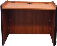AVF Audio Visual Furniture International ADA-DESK-MC Expansion for Podiums/Lecterns, Medium Cherry, Made with furniture grade laminates, Large 39" wide x 24" deep work surface to accommodate monitors, laptops and presentation documents, Ships unassembled, Knock down unit-Assembly required, Dimensions (WxDxH) 41 x 24-3/4 x 32 Inches (VFI ADADESKMC ADADESK-MC ADA-DESKMC ADA-DESK ADA DESK) 