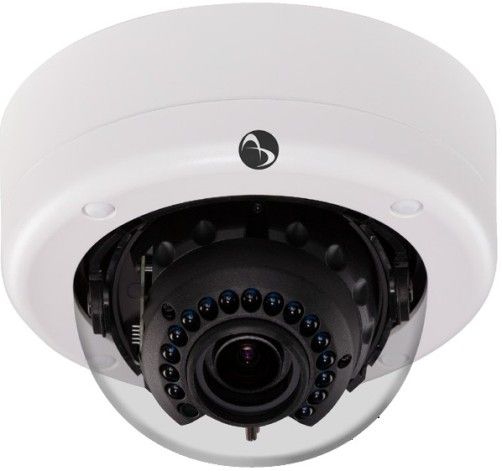 American Dynamics ADCA55DWOC8RN Discover 550 Series Outdoor Vandal-Resistant Mini-Dome Camera, White, 1/3