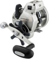 Daiwa ADP17LCB AccuDepth Plus-B Walleye Special Line Counter Reel with Dual Paddled Handle, Direct-drive counter measures in feet, One-piece composite frame, Machine-cut brass gears, Auto-engage clutch, Ball bearing drive, Smooth Teflon impregnated felt drag, Spool click, MH FW/L SW Action, 1BB Bearings, 5.1:1 Gear Ratio, 24.8" Line Per Handle Turn, 8.8 Drag Max, Weight 12.7 oz., UPC 043178940013 (ADP-17LCB ADP 17LCB) 
