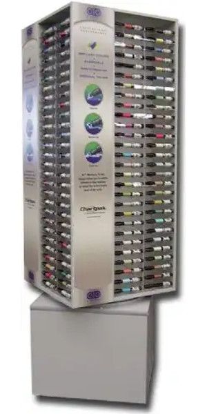 Chartpak AD ADSRD Marker Display; 1,344 Markers total, 131 different colors; Satisfaction Ensured; Design is stylish and innovative; Functionality that is Unbeatable; Ad Marker Display Assortment; Dimensions 69