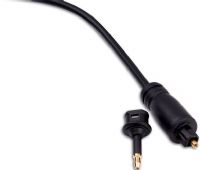 Vanco ADT12X Digital Optical Audio Cable, Black Color; 12 Ft Cable Length; For Digital Audio Interconnection To DVD Players, Digital Audio Receiver, Amplifiers, CD Players And Other Digital Audio Components; Toslink To Toslink Optical Input And Output; Polished Lens For Optimal Signal Transfer; Includes Two 3.5 Mm Adapters For Audio/Video; Shipping Weight 0,8 Lbs; UPC 741835040617 (VANCOADT12X VANCO-ADT12X ADT-12X ADT-12-X ADT 12X ADT12X) 