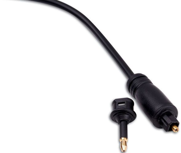 Vanco ADT12X Digital Optical Audio Cable, Black Color; 12 Ft Cable Length; For Digital Audio Interconnection To DVD Players, Digital Audio Receiver, Amplifiers, CD Players And Other Digital Audio Components; Toslink To Toslink Optical Input And Output; Polished Lens For Optimal Signal Transfer; Includes Two 3.5 Mm Adapters For Audio/Video; Shipping Weight 0,8 Lbs; UPC 741835040617 (VANCOADT12X VANCO-ADT12X ADT-12X ADT-12-X ADT 12X ADT12X)