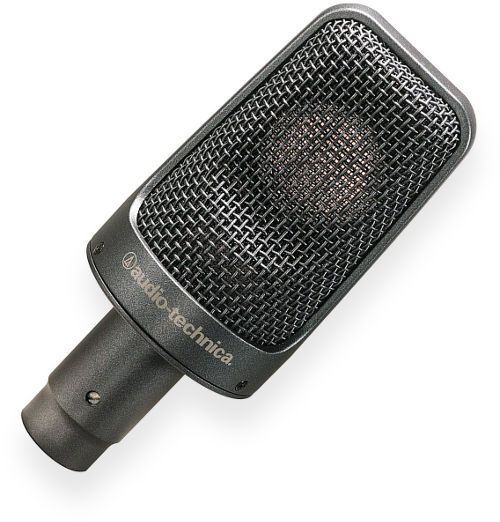Audio-Technica AE3000 Cardioid Condenser Instrument Microphone, Frequency Response 20-20000 Hz, Low Frequency Roll-Off 80 Hz, 12 dB/octave, Impedance 100 ohms, Noise 11 dB SPL, Excels in high-SPL applications, Large-diaphragm capsule combines with the open architecture of the headcase to provide an extremely accurate and open sound (AE-3000 AE 3000)