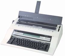Nakajima AE-740S Electronic Typewriter with Memory and Display, Spanish Keyboard, 3 line correction memory; Automatic carrier return, centering, word correction, underlining; Bold type; 10, 12 and 15 pitch (AE740S AE 740S AE-740)