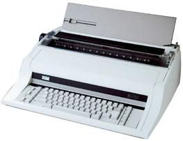 Nakajima AE-800S Spanish Electronic Office Typewriter; Finish : Medium Taupe; Dimensions : 29 7/8