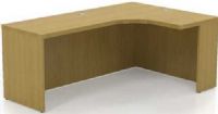 Mayline AEC72R-MPL Aberdeen Series Extended Corner Table - Right, Key Lockable, 29.5" Worksurface Height, 70" W x 43.25" D x 27.25" H Inside Dimensions, 72" W x 24" D Top Dimensions, 1.63" thick work surface, Two grommets in surface, standard, Full-height, vertical grain, modesty panel, Mouse hole in modesty panel - desk side for cable pass through, UPC 760771115425, Maple Tf Laminate Finish (AEC-72R-MPL AEC 72R MPL AEC72RMPL AEC72R AEC 72R AEC-72R) 