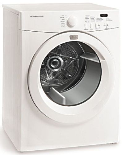 Frigidaire AEQ6000ES Affinity 5.8 Cu. Ft. Super Capacity Electric Dryer, Arctic White, Electronic Control Panel, iCare Intelligent Fabric Care (AEQ6000ES AEQ-6000ES AEQ6000-ES AEQ6000 AEQ-6000) 