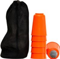 Aervoe 1189 Cone Adapter 3-pack, Orange Color, Made of polypropylene plastic, Stainless steel plug for magnetic attachment to the flare, 6 Cone Adapters are contained in a draw-string mesh bag for storage, Weight 1 lbs, UPC 088193011898 (AERVOE1189 AERVOE-1189 AERVOE 1189) 