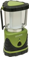 Aervoe 7443 Outlander Lantern, Brite Green/Black; Low, high and SOS lighting; 300 lumens on high setting; Operates 135 hours on low and 25 hours on high setting; Hang it upside down from the handle or from the recessed hook for downward light; A green LED on the front blinks for easy location in the dark; Operates from 3-D size batteries (not included); UPC 769372074438 (AERVOE7443 AERVOE-7443 AERVOE 7443) 