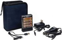 Aervoe 9614 14-Watt Power Hub, Black Color, Batteries included, 120V AC wall charger, 12 DC vehicle charger, Multifunction USB cable, Storage case, Dimensions 3.7” x 2.52” x 1”, Weight 2 lbs, UPC 769372096140 (AERVOE9614 AERVOE-9614 AERVOE 9614) 