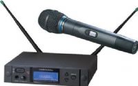 Audio-Technica AEW-4230AD Wireless Handheld Microphone System, Band D: 655.500 to 680.375MHz, AEW-R4100 Receiver, AEW-T3300a Handheld Transmitter, Cardioid, Condenser Capsule, 996 Selectable UHF Channels, IntelliScan Feature, True Diversity Reception, 10mW & 35mW Output Power, Backlit LCD displays on transmitters, High-visibility white-on-blue LCD information display (AEW4230AD AEW-4230AD AEW 4230AD AEW4230-AD AEW4230 AD) 