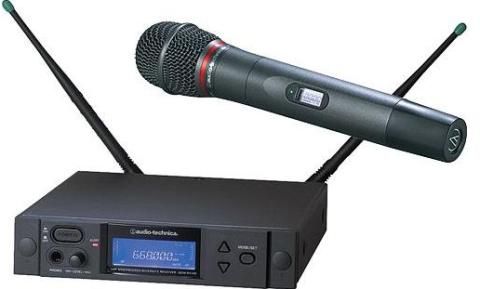 Audio-Technica AEW-4240AC Wireless Handheld Microphone System, Band C: 541.500 to 566.375MHz, AEW-R4100 Receiver, AEW-T4100a Handheld Transmitter, Cardioid, Dynamic Capsule, 996 Selectable UHF Channels, IntelliScan Feature, True Diversity Reception, 10mW & 35mW Output Power, Backlit LCD displays on transmitters, High-visibility white-on-blue LCD information display (AEW4240AC AEW-4240AC AEW 4240AC AEW4240-AC AEW4240 AC)