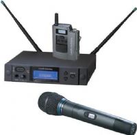 Audio-Technica AEW4313AD Dual Transmitter UHF Wireless System, Band D: 655.500 to 680.375MHz, AEW-R4100 Receiver, AEW-T1000a UniPak Transmitter, AEW-T3300a Handheld Transmitter, Cardioid, Condenser Capsule, 996 Selectable UHF Channels, IntelliScan Feature, True Diversity Reception, 10mW & 35mW Output Power, Backlit LCD displays on transmitters (AEW4313AD AEW-4313AD AEW 4313AD AEW4313-AD AEW4313 AD) 