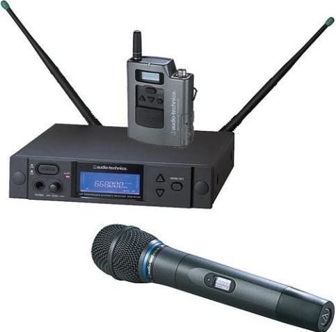 Audio-Technica AEW4313AD Dual Transmitter UHF Wireless System, Band D: 655.500 to 680.375MHz, AEW-R4100 Receiver, AEW-T1000a UniPak Transmitter, AEW-T3300a Handheld Transmitter, Cardioid, Condenser Capsule, 996 Selectable UHF Channels, IntelliScan Feature, True Diversity Reception, 10mW & 35mW Output Power, Backlit LCD displays on transmitters (AEW4313AD AEW-4313AD AEW 4313AD AEW4313-AD AEW4313 AD)